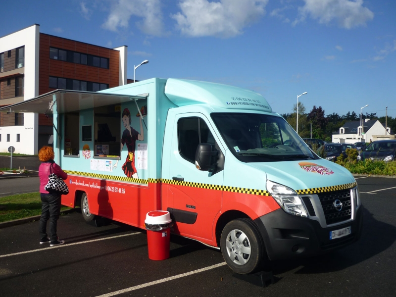 Aménagement camion burger 