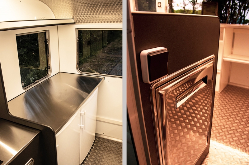 Caravane vintage bar et tapas