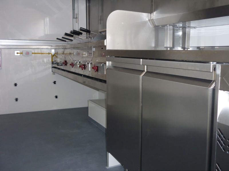 Aménagement camion burger 