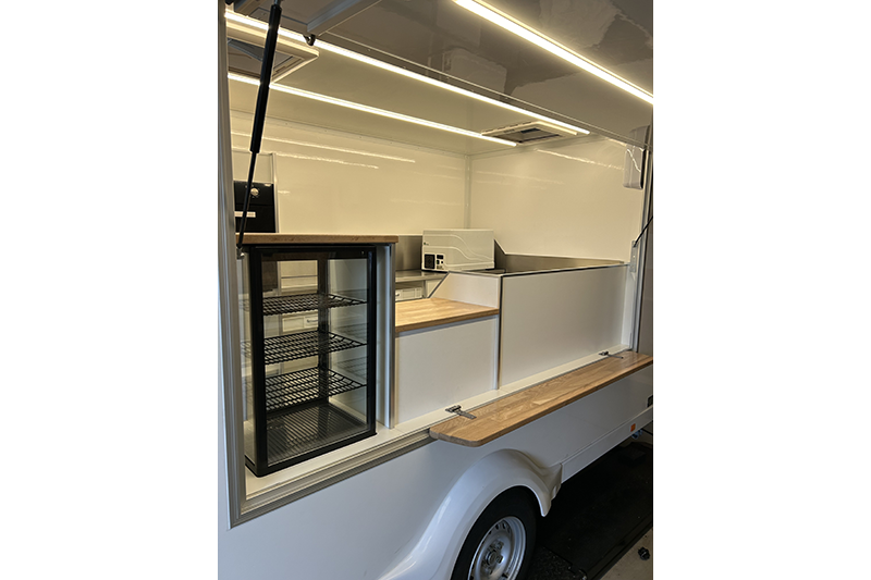 Remorque crêpes motorisée