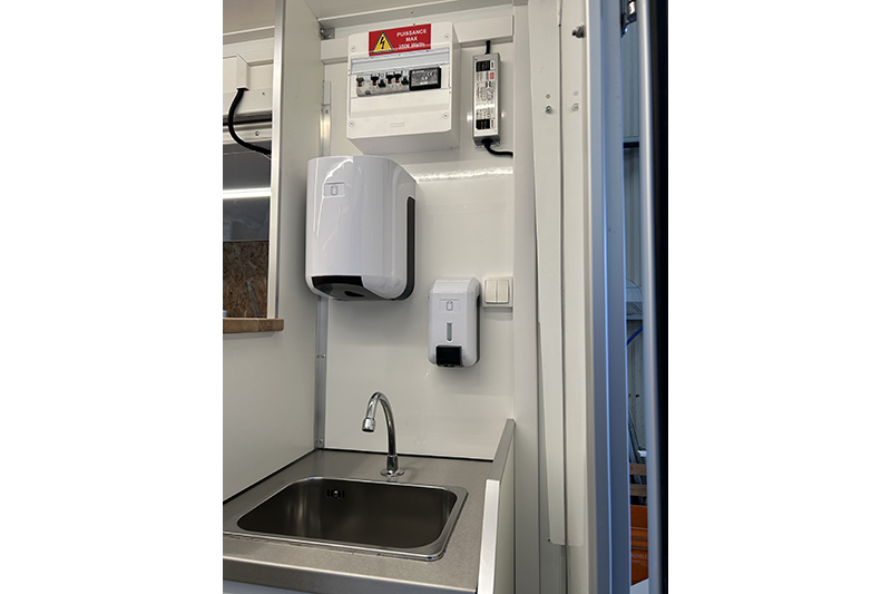 Remorque crêpes motorisée